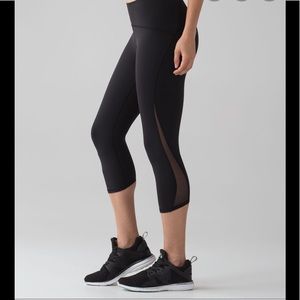 Lululemon Train Times Crop Black